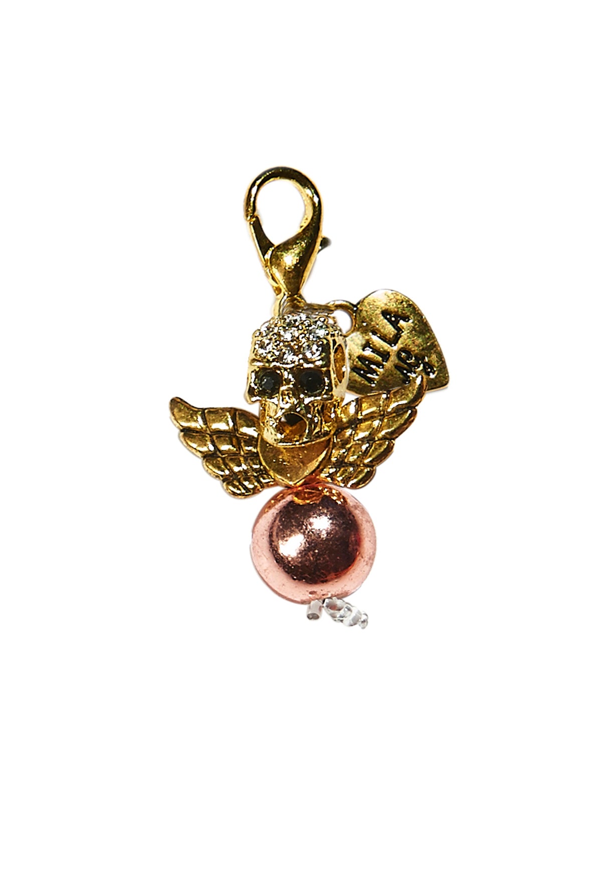 MILAängel- Döskalle guld